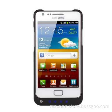 2,200mAh Power Battery Case for Samsung Galaxy S2/i9100 with Kick Stand